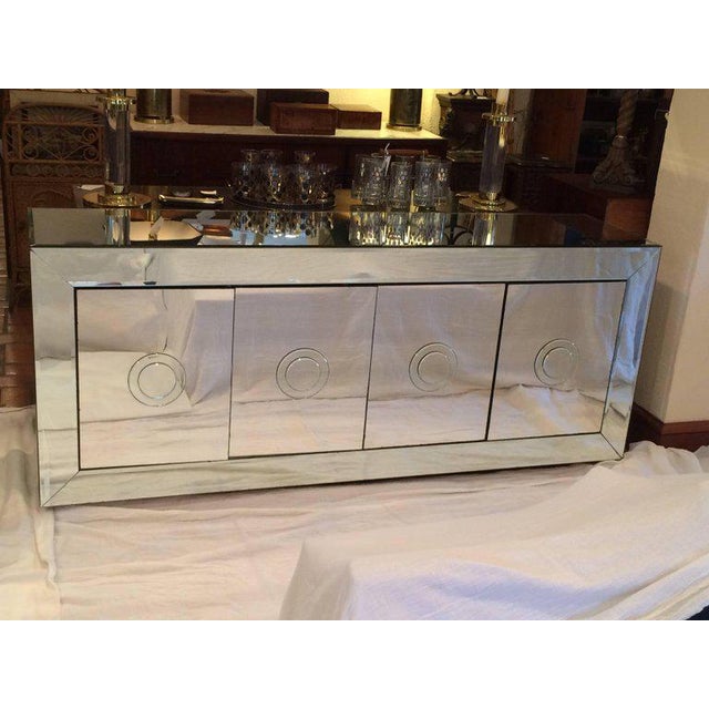 Ello Mirrored Credenza Chairish