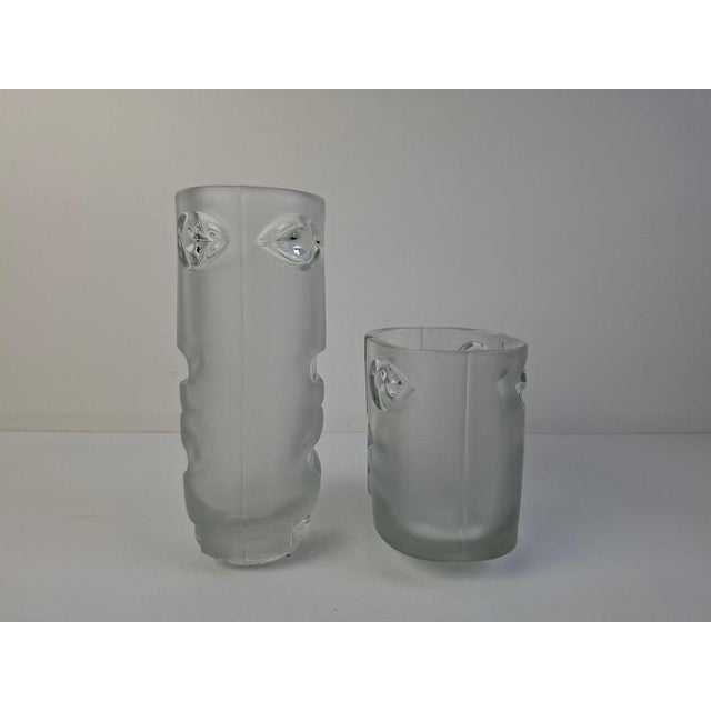 Model 3483 and 3484 Face Vases by Adolf Matura for Sklo Union, 1972, Set of 2 For Sale - Image 14 of 18