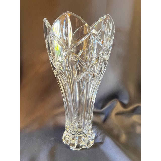 Lenox Shooting Star Crystal Vase, 14” Sculptural Starburst Form For Sale - Image 9 of 10