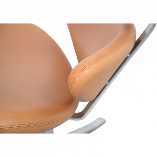 Vintage Corona Chair in Walnut and Leather by Erik Jørgensen, 2000s For Sale - Image 13 of 18