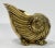 Mid 20th Century Vintage Brass Nautilus Shell Planter Cachepot For Sale - Image 5 of 9