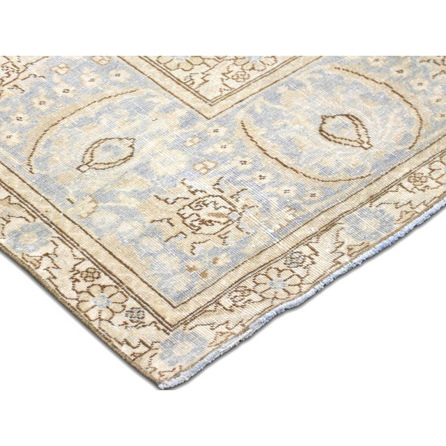 Transitional 1940s Persian Tabriz Rug For Sale - Image 3 of 6