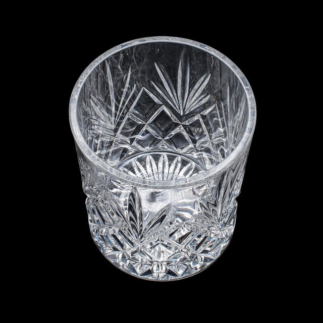 Vintage 75cl Champagne Bottle Cooler, English, Cut Crystal, Ice Bucket For Sale - Image 6 of 10