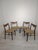 Danish teak chair designed by Arne Wahl Iversen GS61 for Glyngore Stolefabrik Stylish wooden chair with a natural weave...