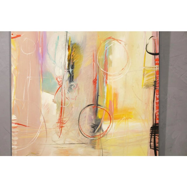 Mid 20th Century Lamar Briggs, Bellagio No. 6, Large Abstract Expressionist Color Field Acrylic For Sale - Image 5 of 10