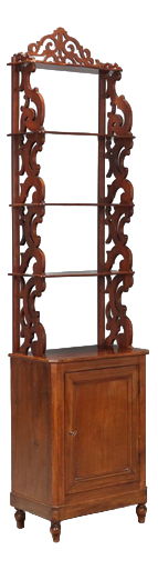 Mogano Shelf in Mahogany