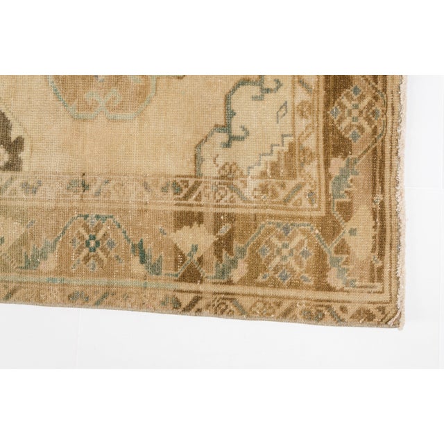 Geometric Anatolia Vintage Carpet For Sale - Image 9 of 10