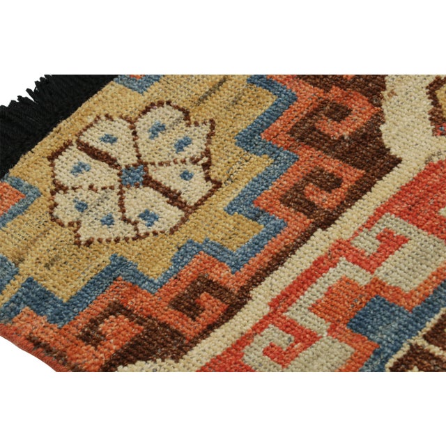 Rug & Kilim Rug & Kilim’s Tribal Style Rug With Primitivist Geometric Pattern and Medallions For Sale - Image 4 of 7