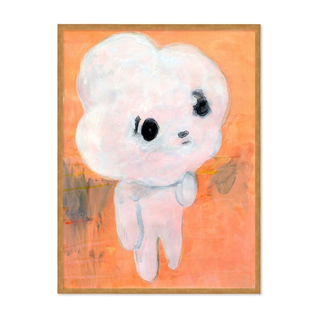 Kentaro Minoura Cloud Head by Kentaro Minoura, Art Print in Gold Frame, Medium For Sale - Image 4 of 4