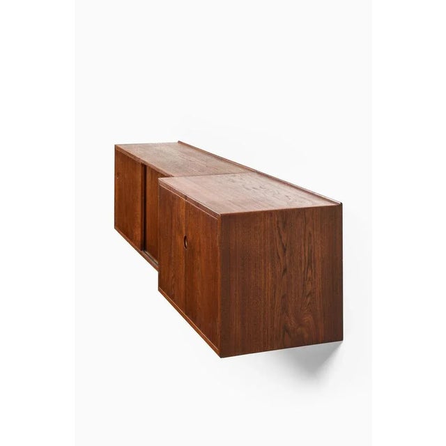 Wall Mounted Sideboards by Hans Wegner for Johannes Hansen, Set of 2 For Sale - Image 6 of 10