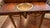 Theodore Alexander Attributed Neoclassical Lion-Head Tooled Leather Drink Table For Sale - Image 13 of 14