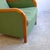 Art Deco Green Armchair For Sale - Image 5 of 18