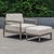 Kenneth Ludwig Chicago Borneo White Cushion Outdoor Ottoman For Sale - Image 4 of 8