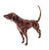 Antique Copper Finish Metal Dog Sculpture For Sale - Image 10 of 11