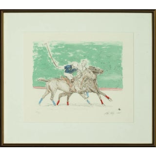 "Two Polo Players" Print For Sale