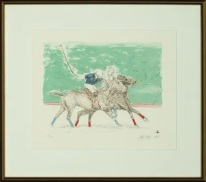 "Two Polo Players" Print