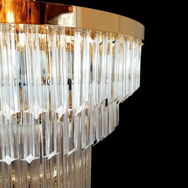 Vintage Murano Chandelier, 1970s For Sale - Image 4 of 9