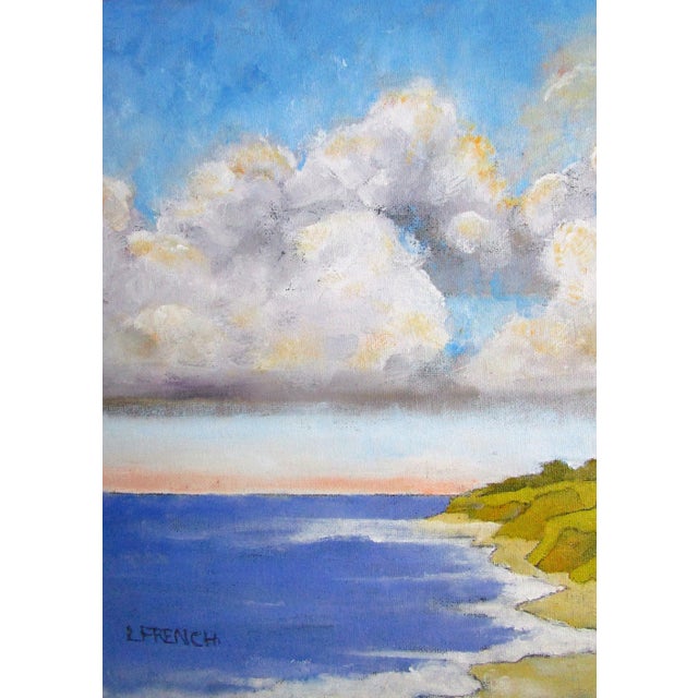 2020s Ano Nuevo Beach Lynne French Pacific Coast Seascape Landscape O/C For Sale - Image 5 of 8