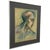Mid-Century Modern Vintage Mid Century Modern '90 Pastel Portrait Drawing Signed M. Costello, Framed Original Artwork.. For Sale - Image 3 of 7