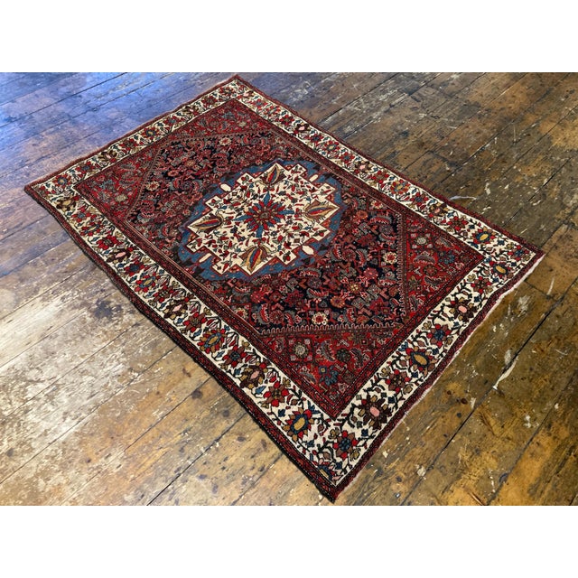 Antique Bidjar Rug, 1890s For Sale - Image 5 of 18