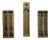 Antique Wooden Plaster Gesso Cornicing Moulds, 1880, Set of 3 For Sale