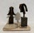 Modern Carlos De La Mota, Carlos De La Mota Argentina Cubist Wrought Iron Sculpture Marble Base, Brutalist For Sale - Image 3 of 15