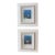 Framed Original Abstracts, Oil on Panel, a Pair by C. Damien Fox For Sale