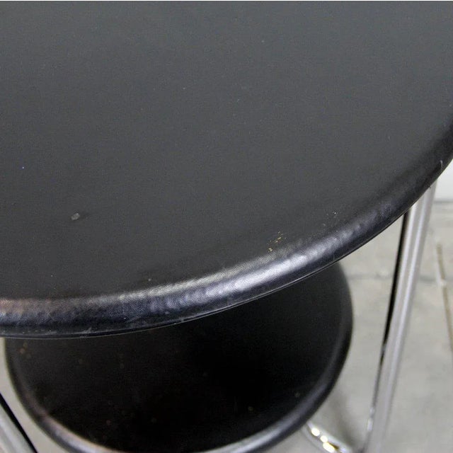 Bauhaus-Style Side Table, 1950s, in Good conditions. Designed 1950 to 1959