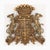 Wood Giltwood Coat of Arms with Carved Heraldic Shield, 1890s For Sale - Image 7 of 7
