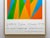 Abstract Max Bill Vintage 1992 Serigraph Silkscreen Print Framed Large Modernist Exhibition Poster For Sale - Image 3 of 12