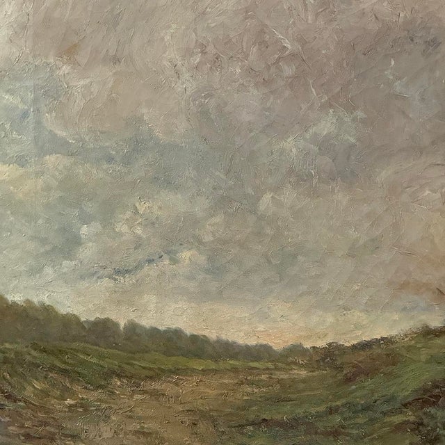 19th Century Framed Oil Painting on Canvas For Sale - Image 9 of 13