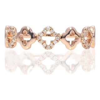 Natural Diamond Band in Solid 14k Gold | Earth-Mined Diamonds For Sale