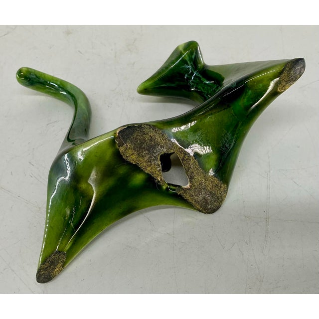 Mid Century Ceramic Abstract Cat Figurine For Sale - Image 9 of 9