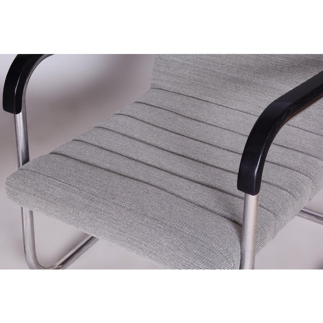 1930s Vintage Bauhaus Lounge Chairs by Anton Lorenz for Mücke Milder, Czechia, 1930s, Set of 2 For Sale - Image 5 of 9