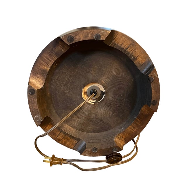 Vintage Mid 20th Century La Barge Hollywood Regency Chinoiserie Brass Table Lamp For Sale - Image 12 of 13