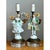 Cream Vintage Lucite Base Porcelain Figurine Lamps - a Pair For Sale - Image 8 of 12