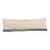 Turkish Hemp Pillow Cushion Natural Beige Black Cushion Cover 14"x45" For Sale