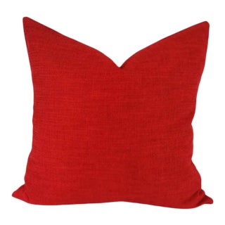 Harlequin Bakari Weaves Azizi Cherry Red Pillow Cover For Sale
