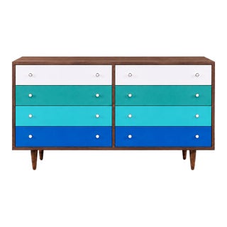 Multi-Color Lacquered Dresser in Manner of Glenn of California. For Sale