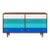 Multi-Color Lacquered Dresser in Manner of Glenn of California. For Sale
