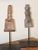 This is an excellent pair of smaller wood sculptures, excellent for accent decor. Both pieces of wood are very old and...