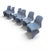 6 x matt grey Her Chair by Casamania / Fabio Novembre.