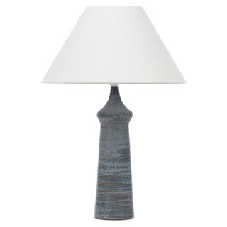 Glazed Stoneware and Ceramic Table Lamp For Sale