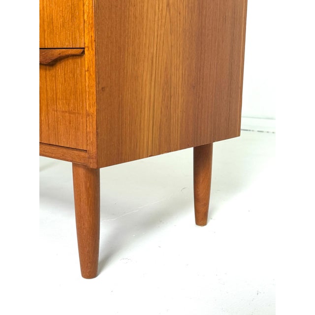 Low Teak Chest of Drawers, 1960s For Sale - Image 3 of 9