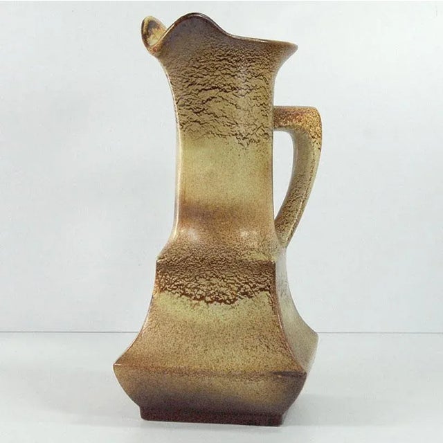 Mid-Century Modern Ceramic Vase by Roberto Rigon for Bertoncello Ceramic, Itlay, 1960s For Sale - Image 3 of 9