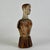 Stupendous & Charming Salvaged Antique Carved Wood Santos Mannequin Sculpture, 16" H For Sale - Image 4 of 17