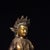 Late 20th Century Vintage Gilt Bronze Ksitigarbha Bodhisattva Statue Buddhist Deity 12.2" For Sale - Image 5 of 9