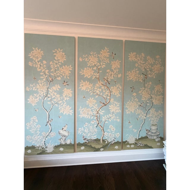 Chinoiserie 3 Custom Gracie Panels For Sale - Image 3 of 10
