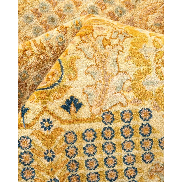 Textile Mogul, One-of-a-Kind Hand-Knotted Area Rug in Ivory, 6' 0" x 8' 10" For Sale - Image 7 of 8