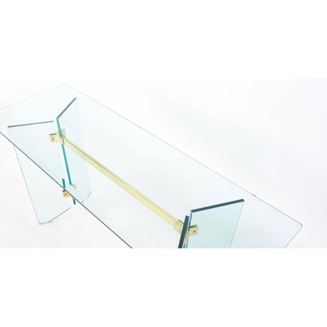 Pace Glass Foyer Entry Console For Sale In Philadelphia - Image 6 of 9